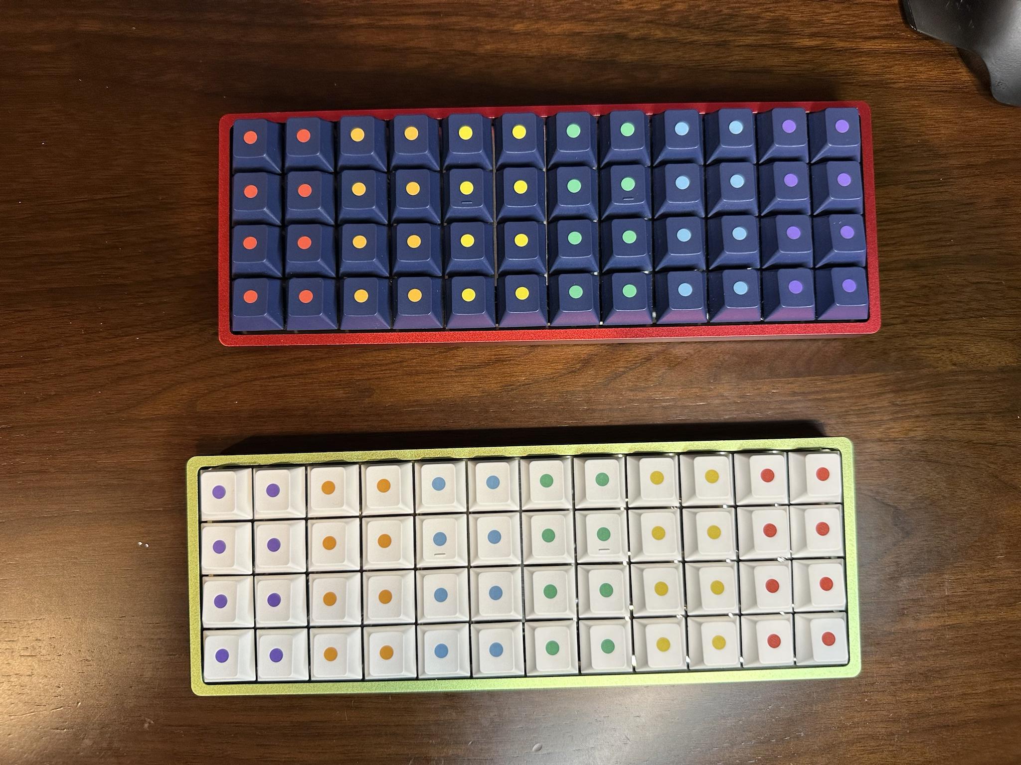 Planck red and green